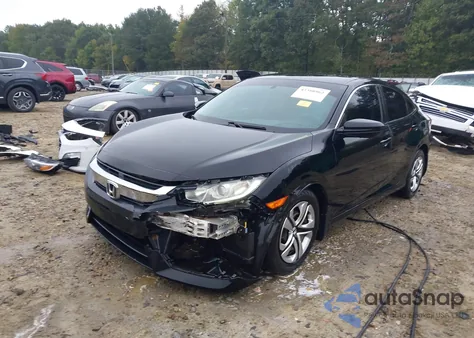 2016 Honda Civic Lx z USA, uszkodzony, nr VIN 19XFC2F52GE055325